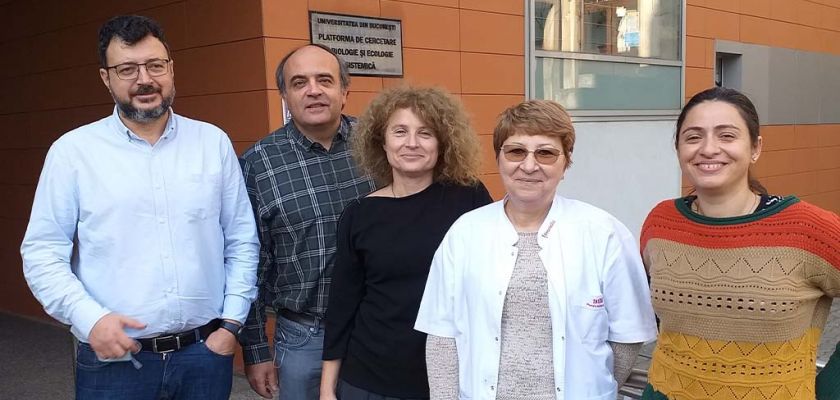 Gregorio Crini et son équipe au centre de recherches PROTMED à Bucarest