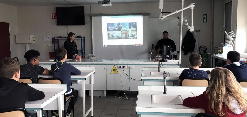 Action de prévention au collège de Valdahon