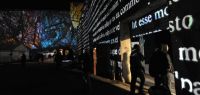 Illumination de l'esplanade de la friche de la Rodia par le Kolektif Alambik