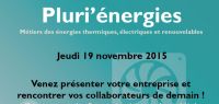 affiche de présentation pour le forum Pluri'énergies