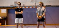 Deux joueuses de handball 