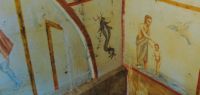 Peintures à l'intérieur de la chapelle de Pierre Pfister à Rainans