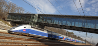 TGV en gare de Besançon Franche-Comté