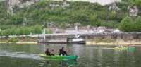 Kayak sur le Doubs avec la Citadelle en arrière plan