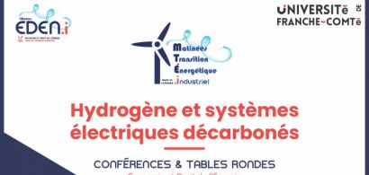 Hydrogène et systèmes électriques décarbonés - MTE, 10 novembre 2022, Montbéliard