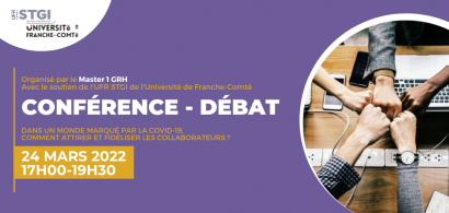 Conférence-débat - Master GRH - 24 mars 2022