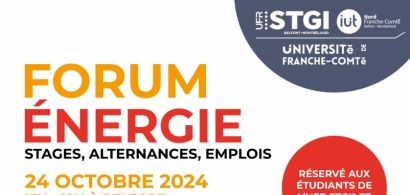 Forum énergie Belfort -UFR STGI & iUT NFC