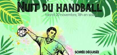 Affiche nuit du handball