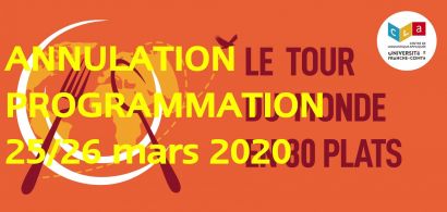 Annulation programmation Tour du monde 2020