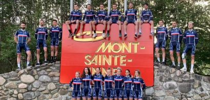 Le collectif France VTT lors des derniers Championnats du Monde au Mont Saint Anne (29 Août – 1er Septembre 2019, Québec, Canada).