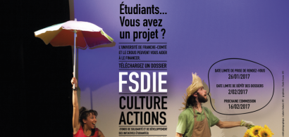 Visuel FSDIE / bourse Culture-ActionS