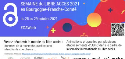 Semaine du libre accès 2021 en Bourgogne-Franche-Comté