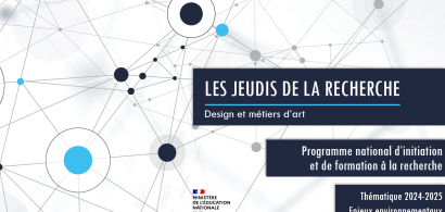 Les jeudis de la recherche dans les métiers d'art et du design - Saison 1