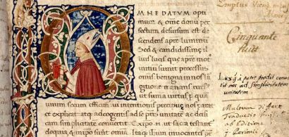 Denys l'Aéropagite (pseudo), manuscrit, parchemin