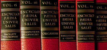 Photos de volumes d'encyclopédie