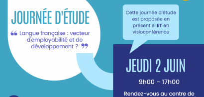 Journée étude Langue française : vecteur d’employabilité et de développement ? 