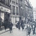 Rue commerçante de Besançon au 19ème siècle