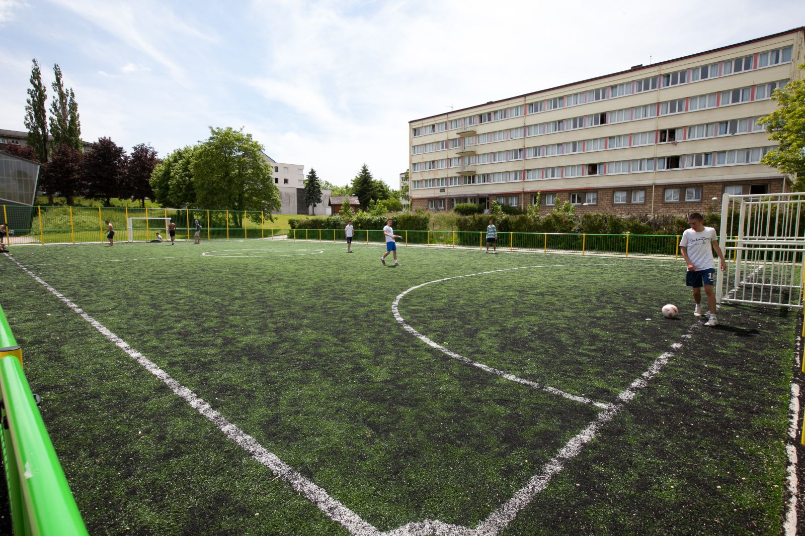 Inauguration du terrain de hattrick L'ACTU de l'Université de